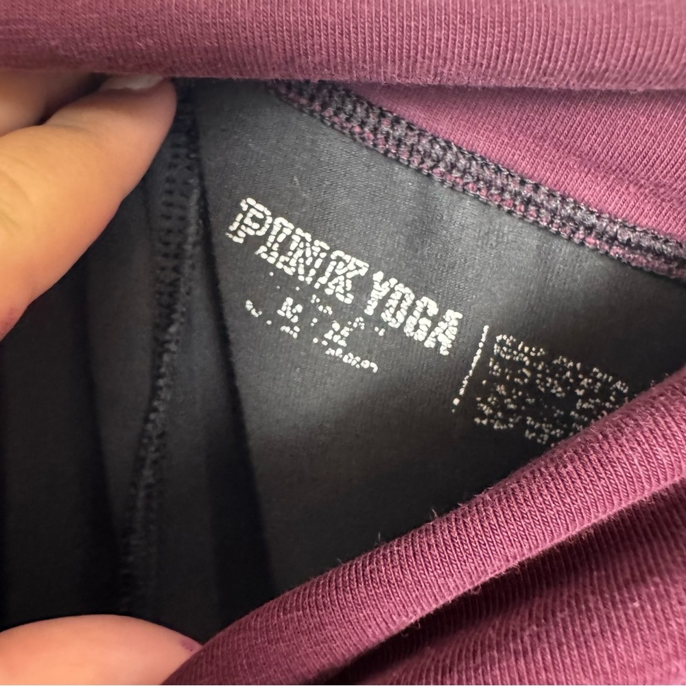 PINK Victoria's Secret Black Pants with Pink Logo - Picture 6 of 6
